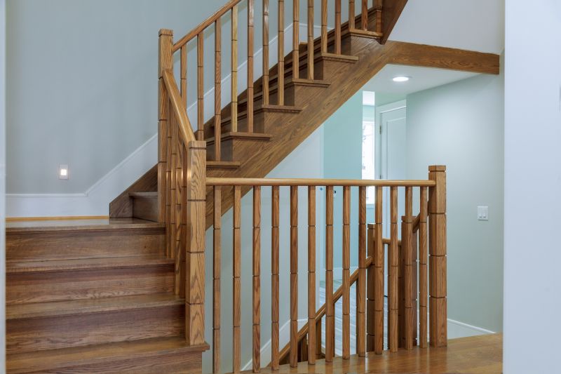 Staircase with Wooden Balusters